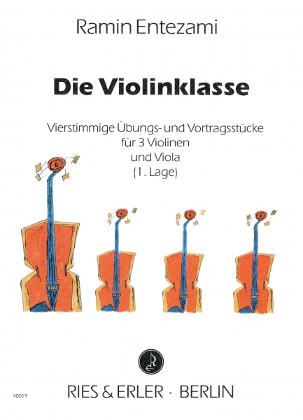 Die Violinklasse für 3 Violinen und Viola