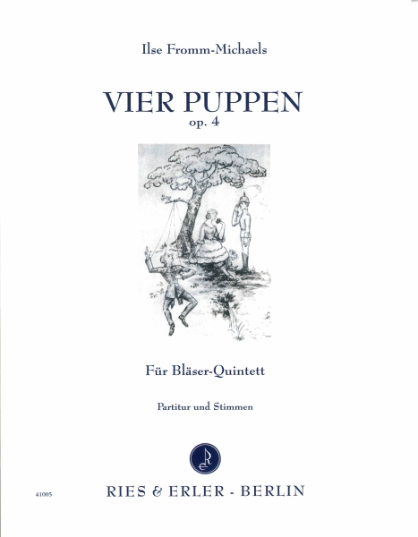 Vier Puppen für Bläserquintett op. 4 - Flöte, Oboe, Klarinette, Horn und Fagott -