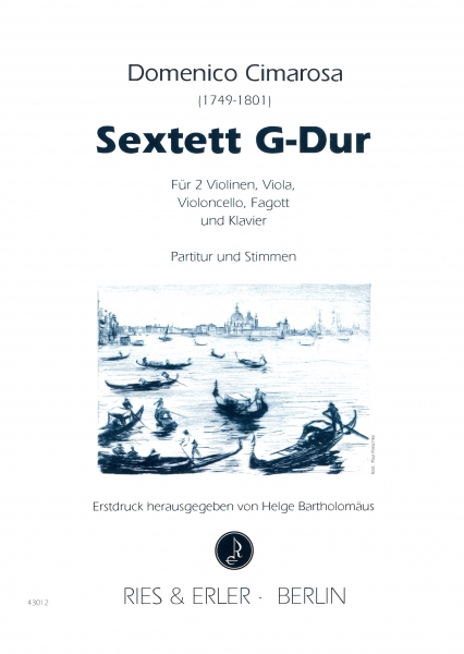 Sextett G-Dur für 2 Violinen, Viola, Violoncello, Fagott und Klavier