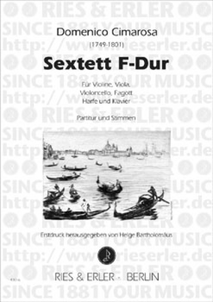 Sextett F-Dur für Violine, Viola, Violoncello, Fagott, Harfe und Klavier