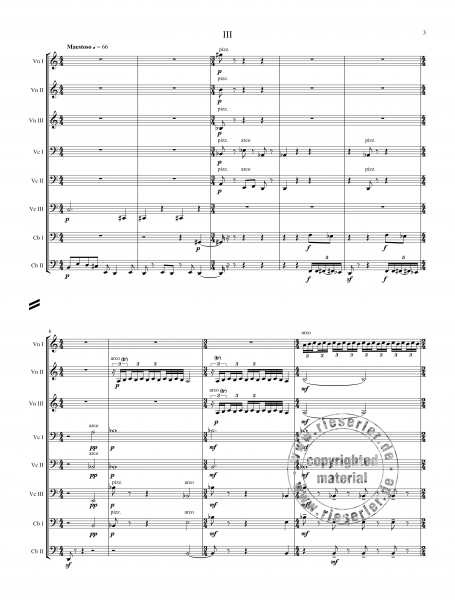 Neuf Moments Musicaux für Klavier und Streichensemble (1964)