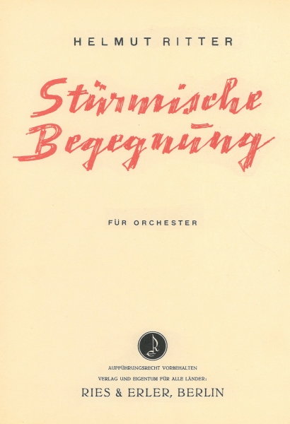 Stürmische Begegnung für Orchester