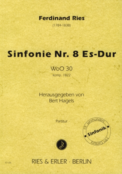 Sinfonie Nr. 8 Es-Dur WoO 30 für Orchester (LM)