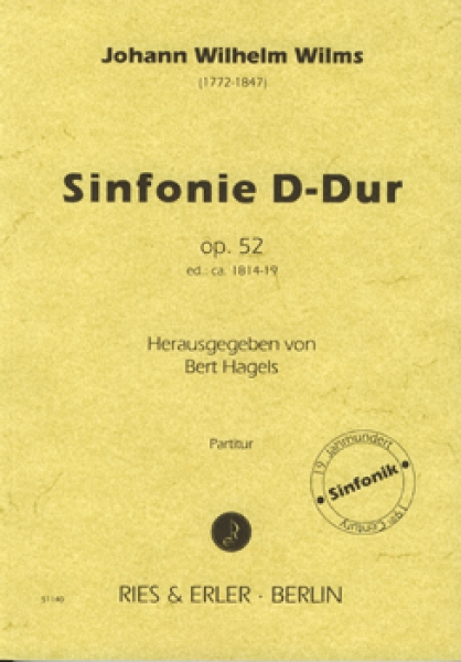 Sinfonie D-Dur op. 52 für Orchester