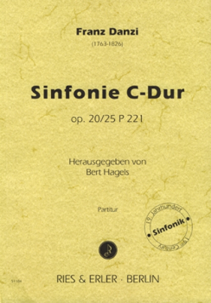 Sinfonie C-Dur op. 20/25 (P221) für Orchester
