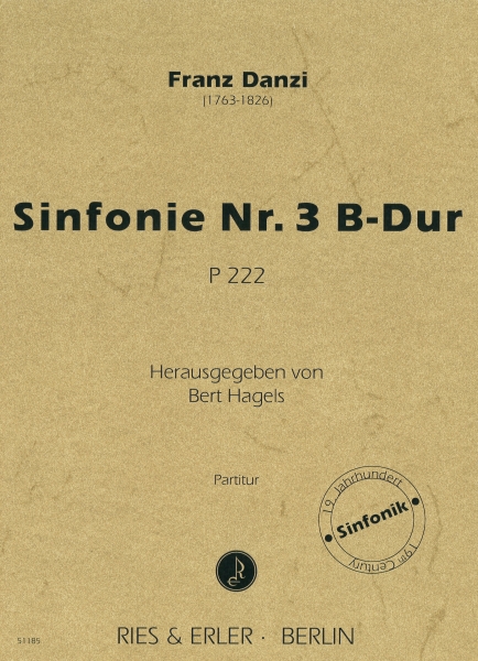 Sinfonie Nr. 3 B-Dur (P222) für Orchester (LM)