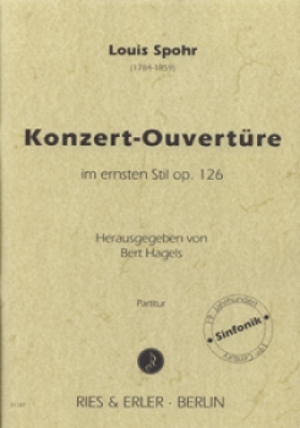 Konzert-Ouvertüre "Im ernsten Stil" op. 126 für Orchester (LM)