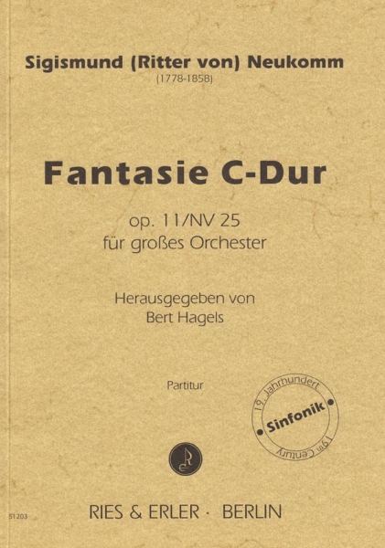Fantasie C-Dur op. 11/NV 25 für Orchester
