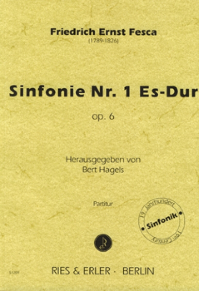 Sinfonie Nr. 1 Es-Dur op. 6 für Orchester