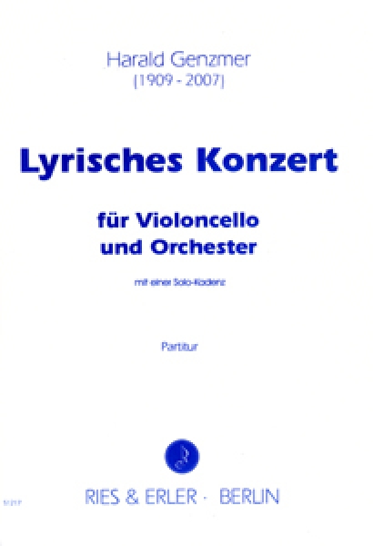 Lyrisches Konzert für Violoncello und Orchester GeWV 166a