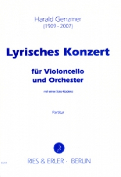 Lyrisches Konzert für Violoncello und Orchester GeWV 166a (LM)
