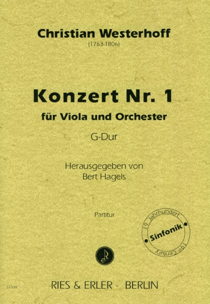 Konzert Nr. 1 für Viola und Orchester G-Dur