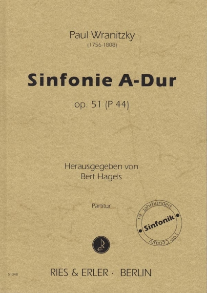 Sinfonie A-Dur op. 51 (P 44) für Orchester