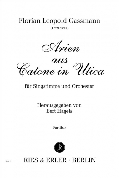 Arien aus Catone in Utica für Singstimme und Orchester