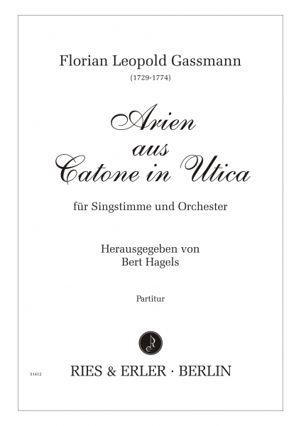 Arien aus Catone in Utica für Singstimme und Orchester (LM)