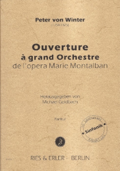 Ouverture à grand Orchestre de l'opera Marie Montalban (LM)