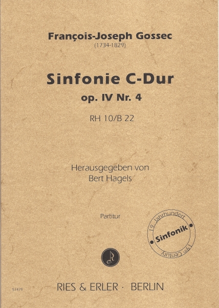 Sinfonie C-Dur op. IV Nr. 4 RH 10 / B 22 (LM)