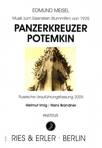 Musik zum Stummfilm "Panzerkreuzer Potemkin" von Sergej Eisenstein für kleines Orchester