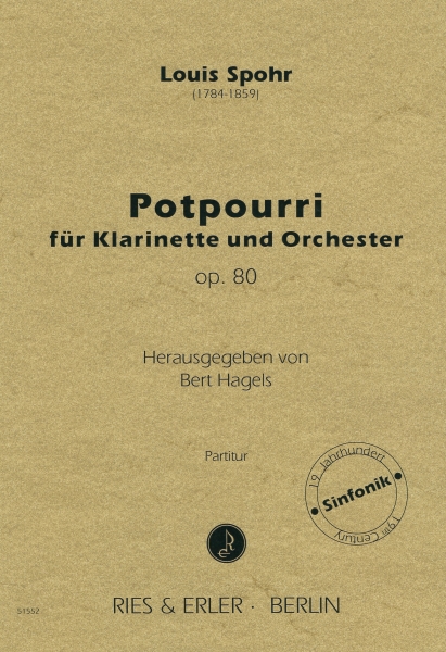 Potpourri für Klarinette und Orchester op. 80 (LM)
