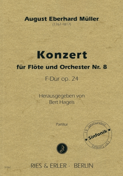 Konzert für Flöte und Orchester Nr. 8 F-Dur op. 24 (LM)