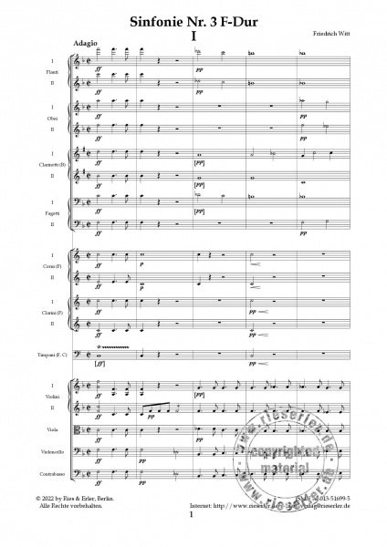 Sinfonie Nr. 3 F-Dur (LM)