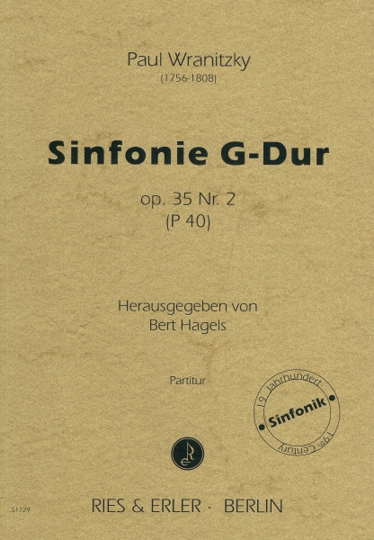 Sinfonie G-Dur op. 35 Nr. 2 (P 40) (LM)