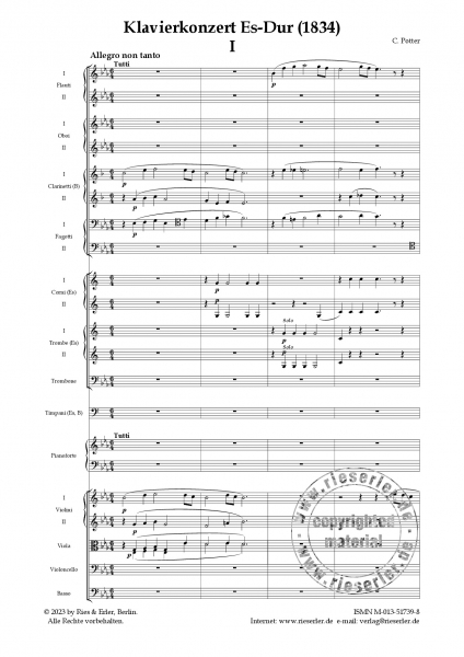 Klavierkonzert Es-Dur (1834) (LM)