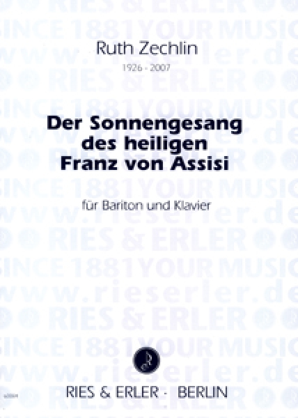 Der Sonnengesang des heiligen Franz von Assisi für Bariton und Klavier
