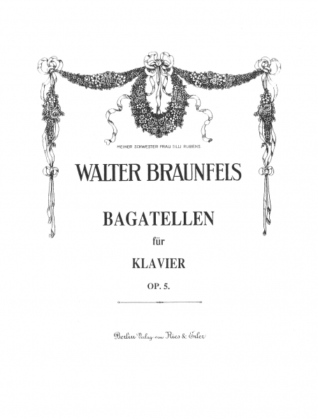 Bagatellen op. 5 für Klavier (pdf-Download)