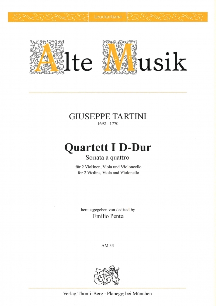 Quartett I D-Dur (Sonata a quattro)
