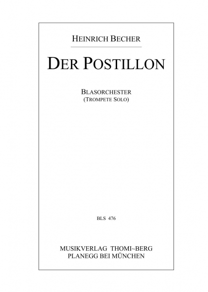 Der Postillion (Trompetensolo)