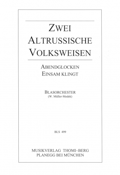 Zwei altrussische Volksweisen