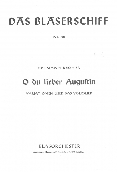 O du lieber Augustin - Variationen