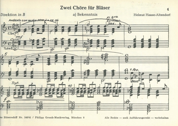 Zwei Chöre