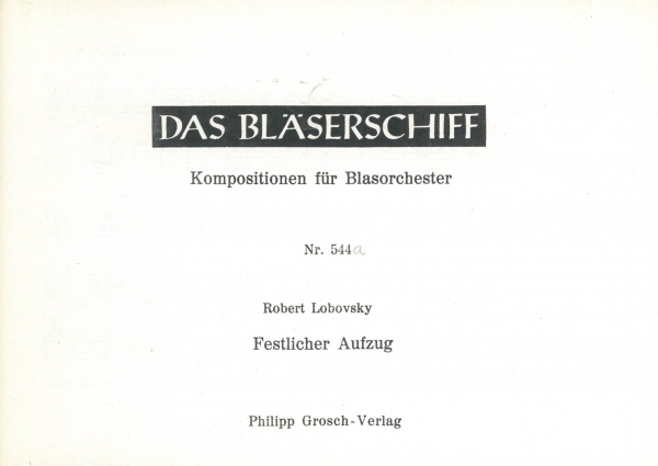 Festlicher Aufzug