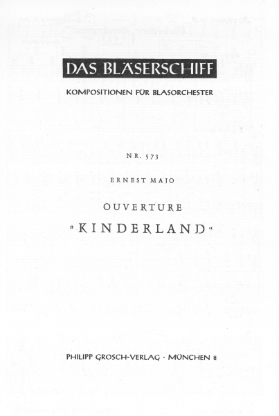 Ouvertüre Kinderland