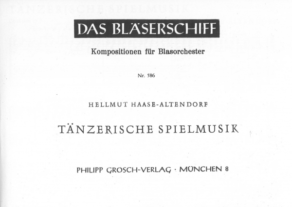 Tänzerische Spielmusik