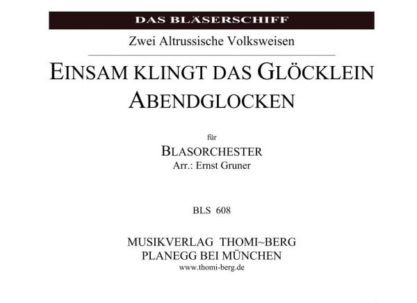 Zwei altrussische Volksweisen