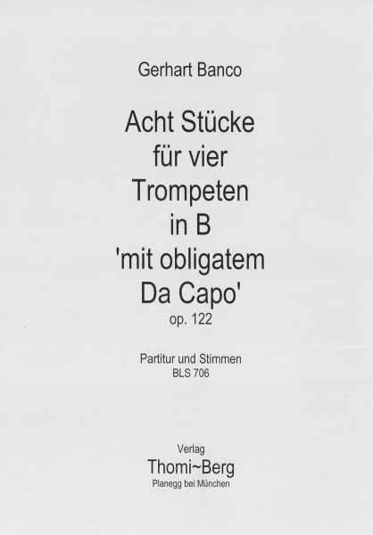 Acht Stücke mit oblig. Da Capo op. 122