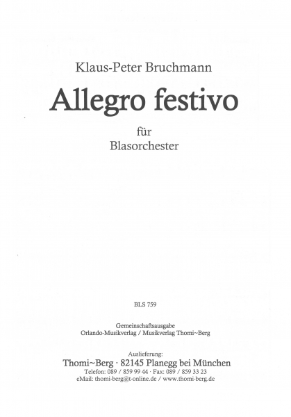 Allegro festivo