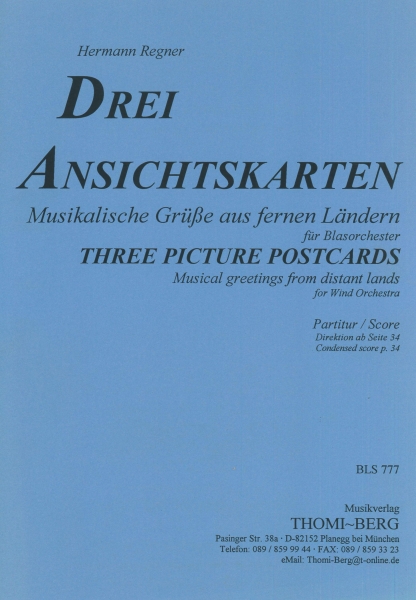 Drei Ansichtskarten (Koplette Ausgabe)