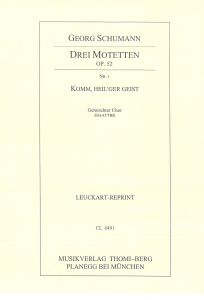 Drei Motetten op. 52 Nr. 1