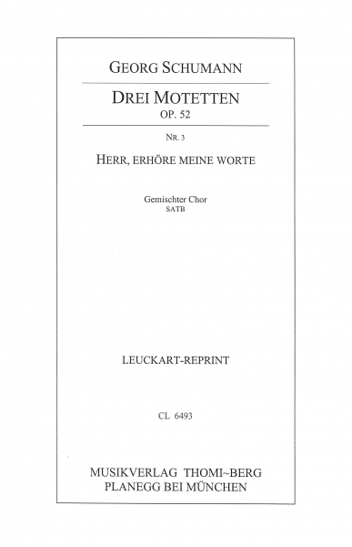 Drei Motetten op. 52 Nr. 3
