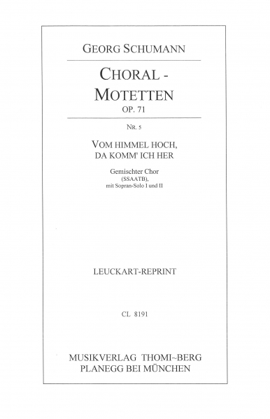 Choral-Motetten op. 71 Nr. 5