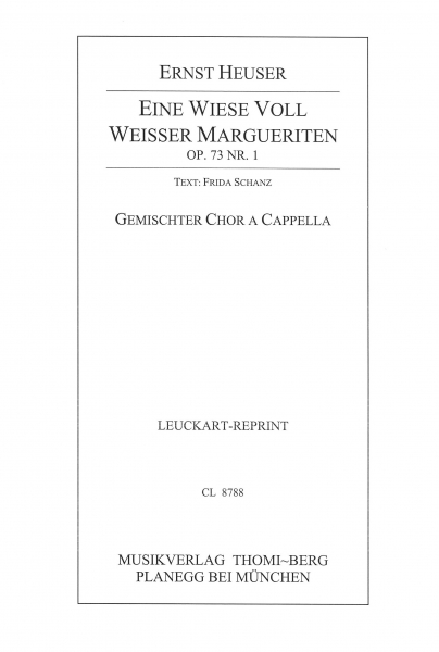 Eine Wiese voller weisser Margueriten