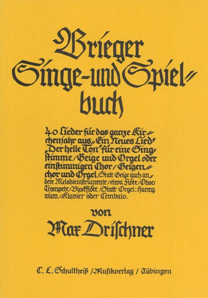 Brieger Singe- und Spielbuch (Komplett)