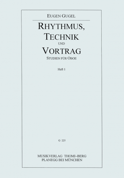 Rhythmus Technik und Vortrag Heft 1