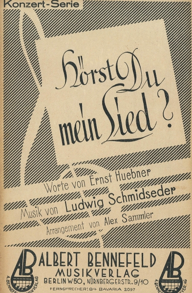 Hörst du mein Lied?