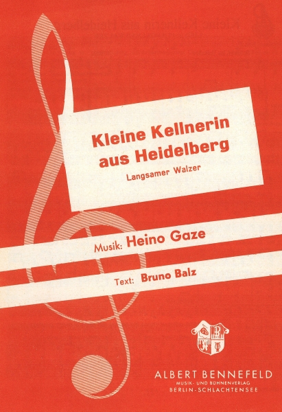 Kleine Kellnerin aus Heidelberg