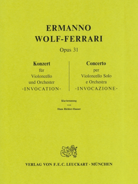 Konzert für Cello und Orchester op. 31